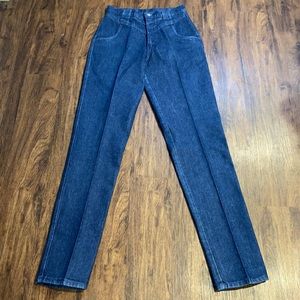 Vintage Roper High Waisted Dark Wash 100% Cotton Western Jeans-Sz 11-Inseam 37